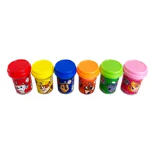 Kit 6 Potes 80g Massinha Patrulha Canina Sunny Cor Sortida Foto mini 4