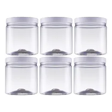 Kit 6 Potes Plasticos 1000ml Com Tampa Potes Mantimentos Foto  mini 1
