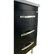 Kit 6 Puxador Pegador Móvel Armário Balcão Multiuso Gabinete Cor Cromado Foto mini 2