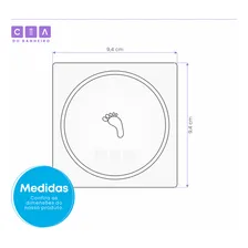 Kit 6 Ralo Click Inteligente Em Inox 10x10 Cm + 06 Porta Ralo Inox Foto mini  2