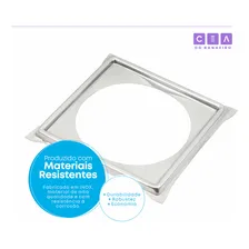 Kit 6 Ralo Click Inteligente Em Inox 10x10 Cm + 06 Porta Ralo Inox Foto mini 4