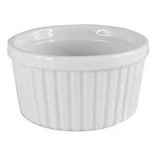 Kit 6 Ramekin Porcelana Ramequim 150  Forno Branco Liso Foto mini  3
