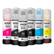 Kit 6 Refil De Tintas Epson T544 L3110 L3150 Foto  mini 1