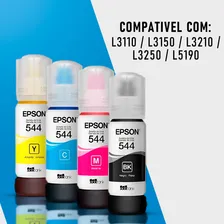 Kit 6 Refil De Tintas Epson T544 L3110 L3150 Foto mini  3
