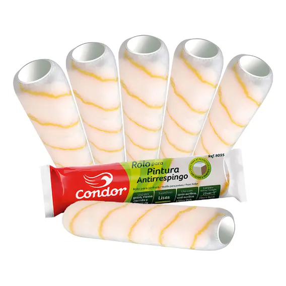 Kit 6 Rolos De Lã Sintética Antirespingo 8095 Condor Foto 1