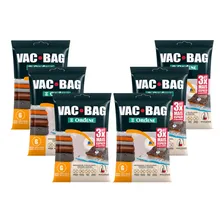 Kit 6 Saco A Vacuo Grande 55x90cm Vac Bag Protetor Ordene Foto mini 1