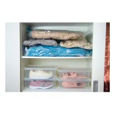 Kit 6 Saco A Vacuo Grande 55x90cm Vac Bag Protetor Ordene Foto mini 2