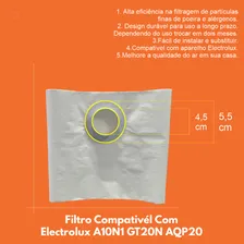 Kit 6 Sacos Aspirador Electrolux A10 Smart A10n1 Foto mini  2