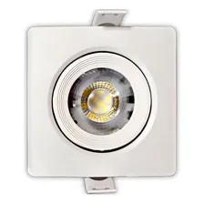 Kit 6 Spot Embutir Direcionável Led 7w Quadrado Branca Frio Foto mini  2