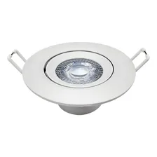Kit 6 Spot Led Redondo 5w Direcionável 4000k Bivolt Foto mini 2