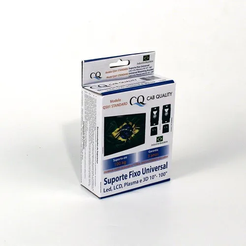 Kit 6 Suporte Fixo Universal Tv Led 4k Lcd Plasma Samsung LG Foto 1