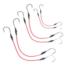 Kit 6 Suporte Hook Anzois Para Jumping Jig Spinner Chinu N°8 Foto mini 1