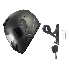 Kit 6 Suportes De Parede Para Capacetes Com Gancho Parafusos Foto mini 2