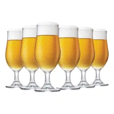 Kit 6 Taças Cerveja Chopp Drinks Vidro Munique 260 Foto mini 1