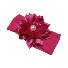 Kit 6 Tiara De BebĂȘ Faixa De Seda Flor Delicada Love Cor Kit Com 6 Foto mini 2