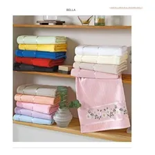 Kit 6 Toalhas Lavabo Aveludada Bella Dohler P Bordar 30x 45 Variadas Foto mini 4