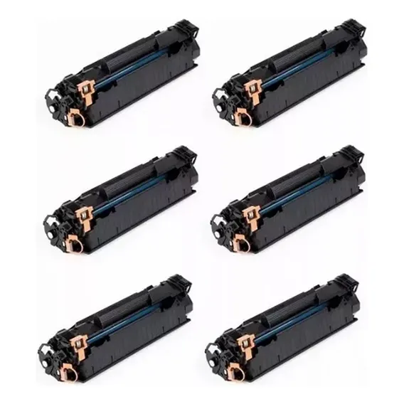 Kit 6 Toner 285a CompatÃvel Com Modelos 1132 1102 1132w 1102 Tinta Preto Foto 1