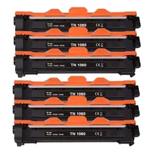Kit 6 Toners Tn 1060 Hl 1110 1112 1202 1212 Dcp1602 1617nw Tinta Preto Foto  mini 1