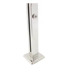 Kit 6 Torre Inox 30 Cm Guarda Corpo Corrimão P Vidro 12mm Foto mini 1