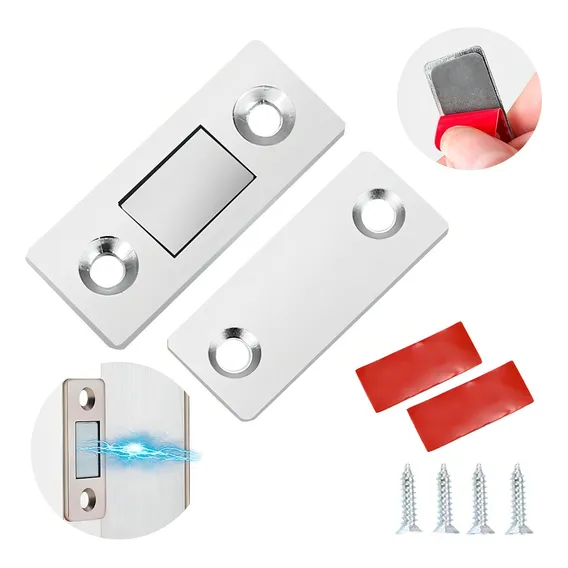 Kit 6 Travas Gaveta Armário Magnético Porta Ímã Segurança Foto 1