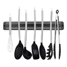 Kit 6 Un Barra Magnética Ímã Para Facas E Ferramentas Cor Preto Foto mini  2