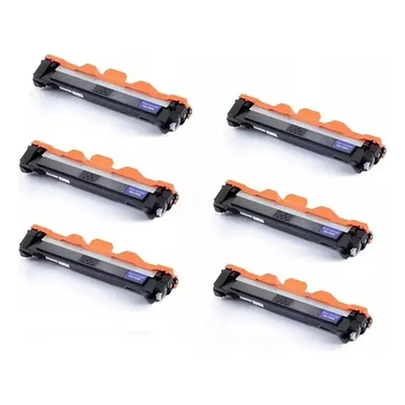 Kit 6 Un Toner Tn1060 Tn1000 Tn1040 Dcp1602 1512 100% Tinta Preto Foto 1