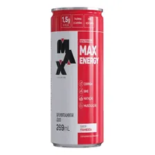 Kit 6 Unidades Max Energy 269ml Framboesa Max Titanium Foto mini  3
