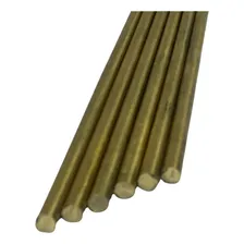 Kit 6 Varetas Latão 3mm X 50cm Pino Cutelaria Artesanato Foto mini 2