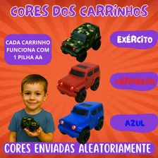 Kit 6 X Carrinhos Pista Trilha Maluca Com 168 Bloquinhos Tanho 2.10 Metros De Pista Brinquedo Infantil Pista De Corrida Atmas Foto mini  2