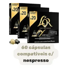 Kit 60 Cápsulas CafĂ© Lor Ristretto CompatĂvel Nespresso Foto mini 1