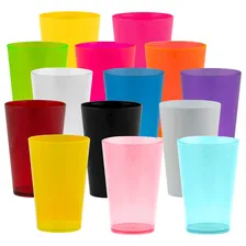 Kit 60 Copos Acrílico Chopp Caipirinha Caldereta 400ml Cor Cristal Foto mini  2
