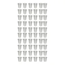 Kit 60 Copos AlumÃnio Polido Reforçado Merenda Escolar 300ml Foto mini 1