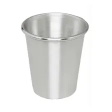 Kit 60 Copos AlumÃnio Polido Reforçado Merenda Escolar 300ml Foto mini 3