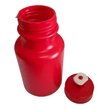Kit 60 Mini Garrafas Squeeze 300ml Plástico Vermelha Foto mini 2