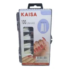 Kit 600 Tips Bailarina C/ Degrau Caixa 100 Unhas Plástico Cor Natural Foto mini 2