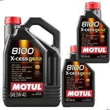 Kit 6lt Óleo Motul 8100 X-cess 5w40 Sintético Carro 6 Litros Foto mini 3