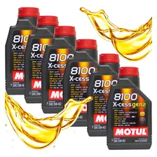 Kit 6lt Óleo Motul 8100 X-cess 5w40 Sintético Carro 6 Litros Foto mini 1