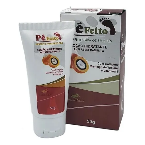 Kit 6unidades Loção Hidratante Pé Feito Antiressecamento 50g Foto 1