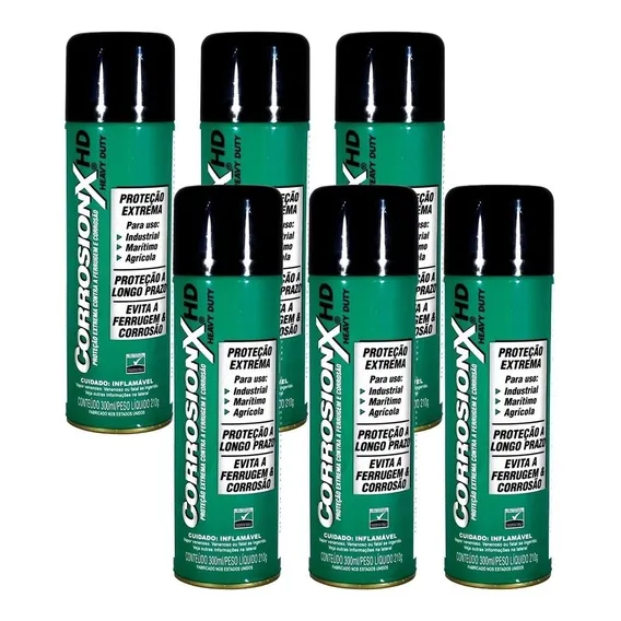 Kit 6x Anticorrosivo Corrosionx Hd Heavy Duty 300ml Foto 1
