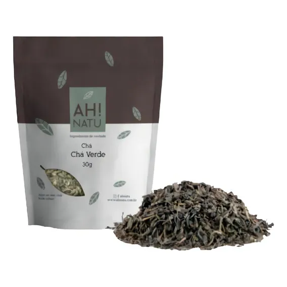 Kit 6x: Chá Verde Ah Natu 30g Foto 1