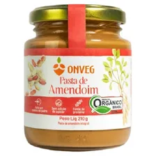 Kit 6x: Pasta De Amendoim Orgânica Onveg 210g Foto mini 1