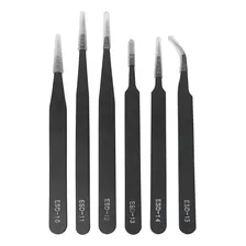 Kit 6x Pinça Anti Estática Vetus Esd-10 À Esd- 15 Foto mini 2