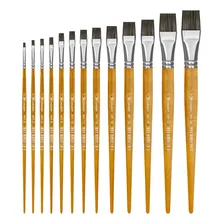 Kit 6x Pinceis Chato Condor 441 Núm.: 6, 8, 10, 12, 14, 16 Foto mini 1