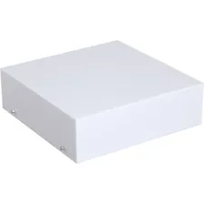 Kit 6x Plafon Acrílico Sobrepor 15x15 Liso Branco Luminária Foto mini  2