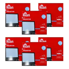 Kit 6x Refletor Kian 400w 6500k Branco Frio Bivolt Ip65 Foto  mini 1