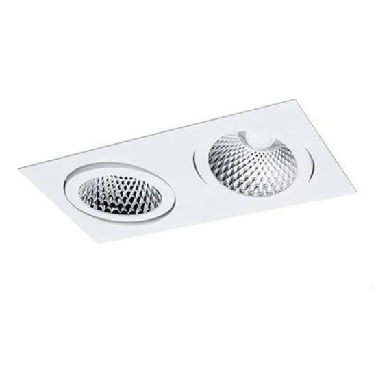 Kit 6x Spot Duplo Embutir Par30 Bellaluce Aluminio Branco 110v/220v Foto 1