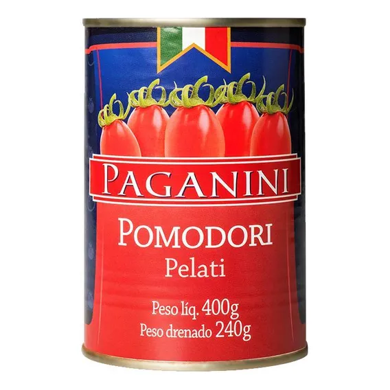 Kit 6x Tomate Pelado Paganini 400g Foto 1