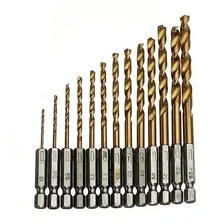 Kit 7 Brocas Aço Rapido Sextavada Parafusadeira 2mm A 8mm Foto mini 1