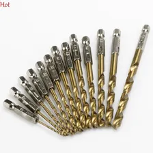 Kit 7 Brocas Aço Rapido Sextavada Parafusadeira 2mm A 8mm Foto mini 2