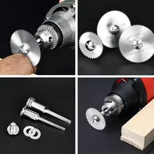 Kit 7 Ferramentas Mini Disco Serra Circular Micro Retífica Foto mini  3